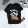 Unisex's T-Shirt Kaus Grafis Anime Demon Slayer Uniseks Tanjirou Kamado Kaus Wanita Kimetsu Kaus Wanito Printed Harajuku T-shirt