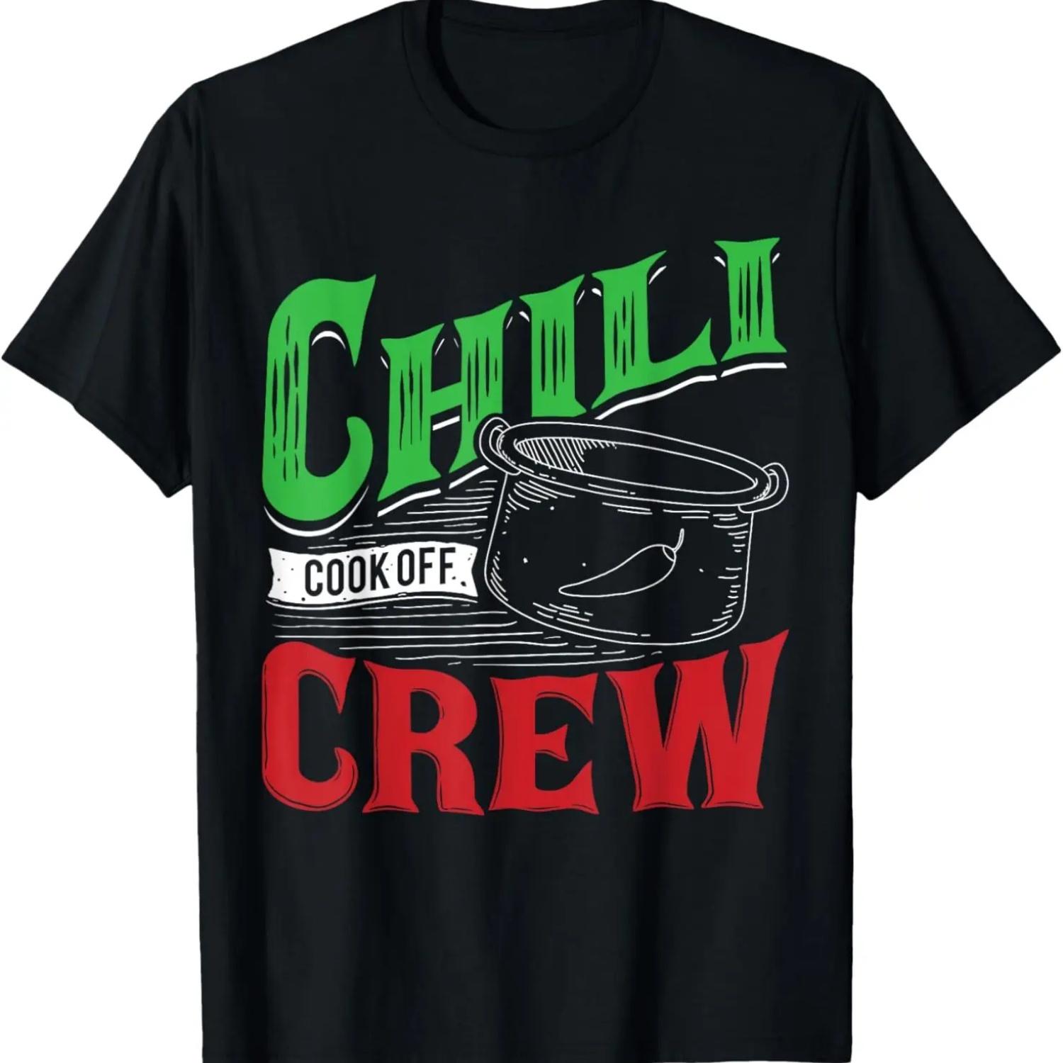 Chili Cook Off Crew Cooking Competition Winning Team Award T-Shirt S чёрный