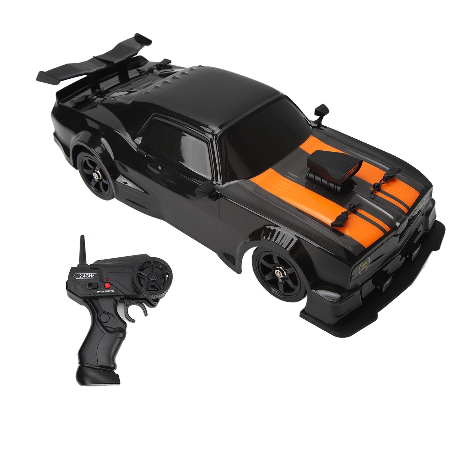 

Remote Control Car 1:16 Scale 2.4GHz 4WD High Speed RC Drift Car with LED Light for Adults Kids Black