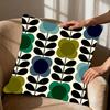 O-Orla Kiely Flower Pillow Case Cushion Cover Polyester Pillowcase Decorative Sofa Cushion Pillowcase Home Decor