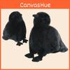Realistic Crow Plush Toy For Home Decoration Perfect Gift For Kids And Dark Aesthetic Lovers