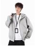 Men's Retro Rivet Hooded Cardigan: Trendy Autumn/Winter Streetwear Zipper Jacket with Plus Velvet