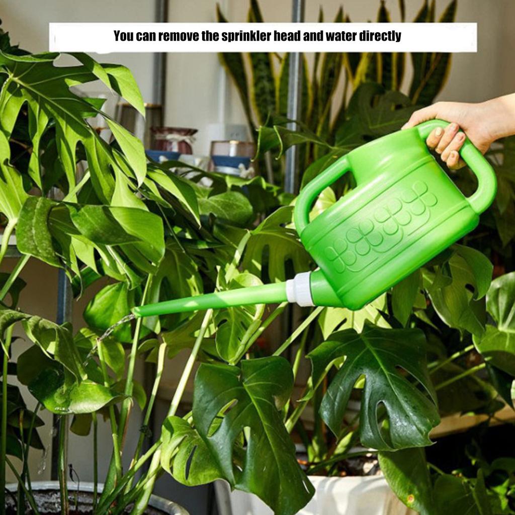 4L/6L/8L Capacity Ergonomic Handle Watering Can Long Short Spout Detachable Sprinkler Head Easy Carry Design For Garden