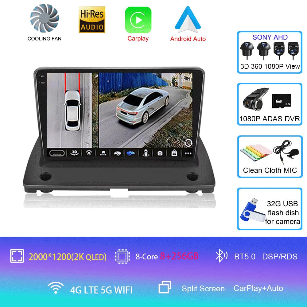 For VOLVO XC90 2004-2013 2 Din Android 14 Car Radio 2din Multimedia Video Player GPS Navigation Carplay WIFI HIFI DSP