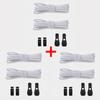 New 1Pair/3Pair Round Elastic Shoelace Unisex Quick-Release Shoelaces No-Tie Laces for Sneakers and Boots Shoe Laces