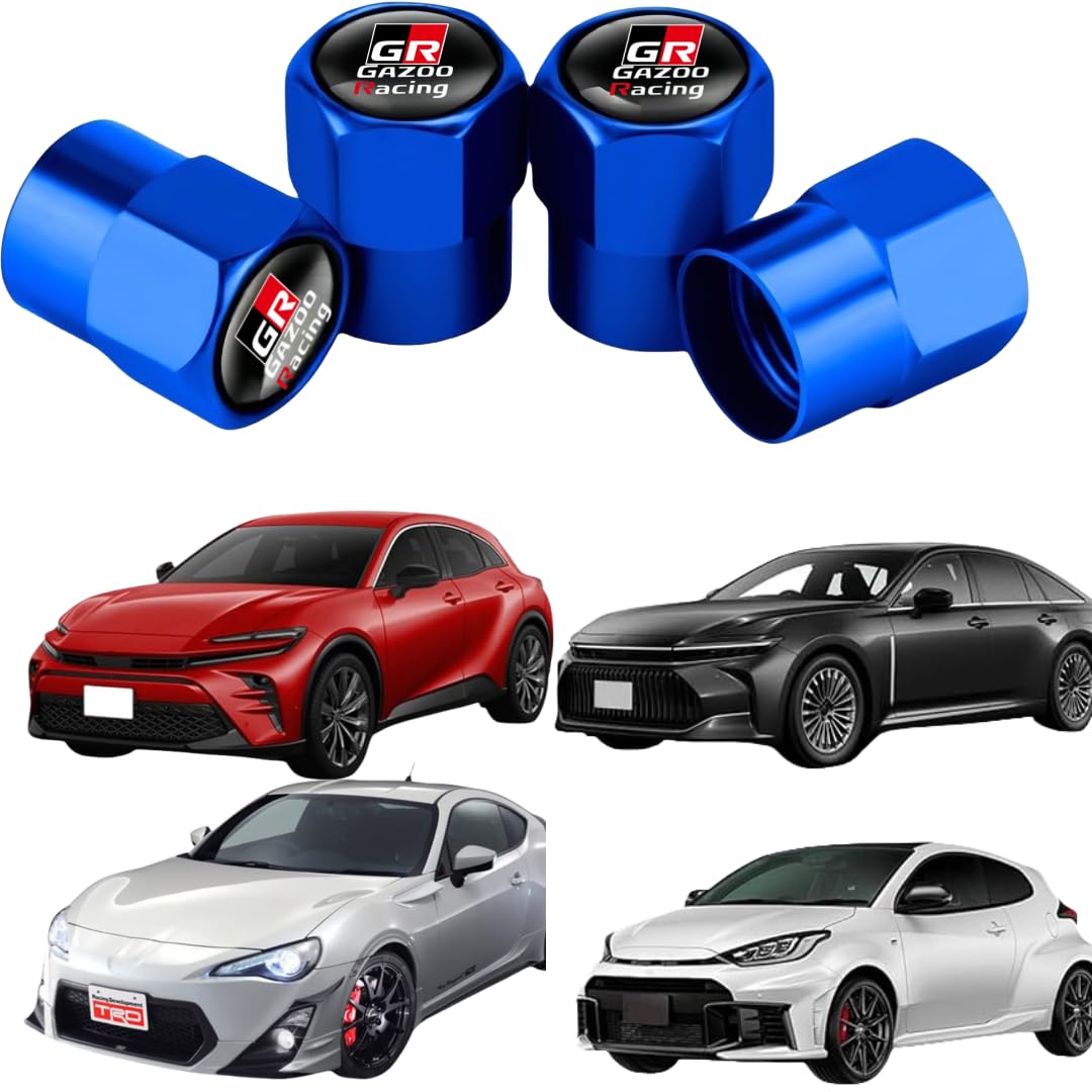 

Алюминиевый колпачок клапана GR, C-HR, Harrier, Crown Alphard, 86, Prius, Camry RAV4, Prado Mark GR синий