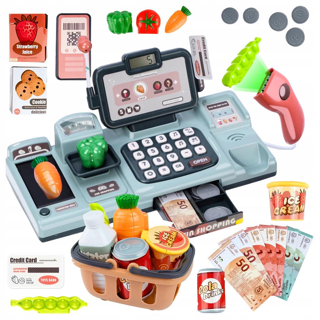 [PACZB] Electronic Cash Register with 25-Electric Scanner and LED Sound Z3052