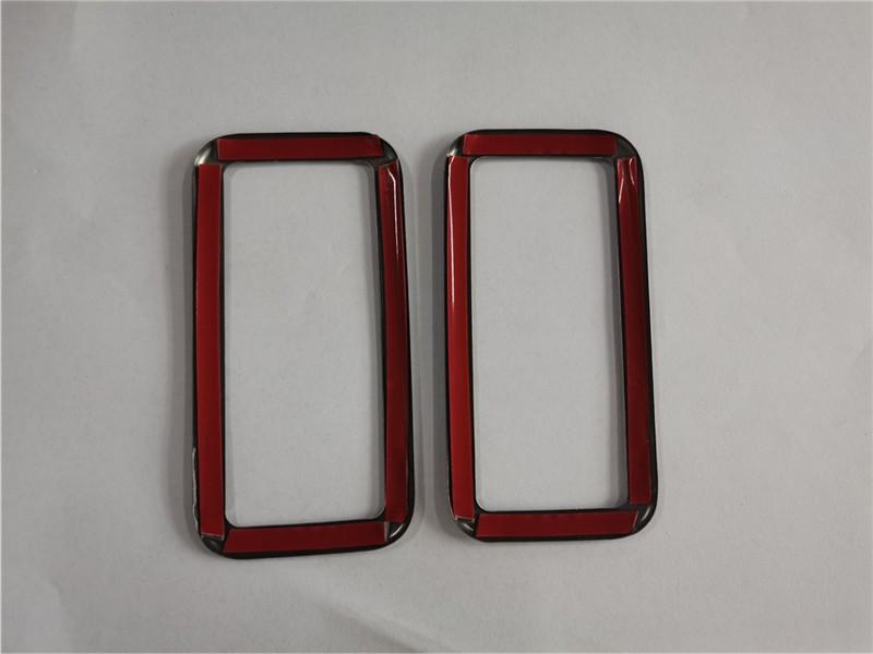 For 2019 Volkswagen VW JETTA 7 MK7 2pcs/Lot Stainless Steel Rear Reading Light Panel Decoration Cover