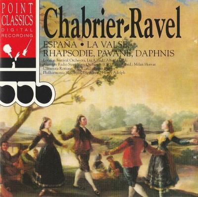 CD EMMANUEL CHABRIER - Espana - La Valse, Rhapsodie, Pavan 2671312 Point Classics 1994 Switzerlan Soul/Funk Used