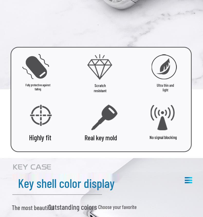 Volkswagen Magotan 19/Passat B8 Soft Rubber Key Case Cover