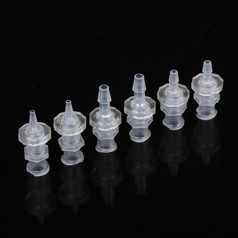 2Pcs Luer Lock Adapter PP Plastic Air Valve Pipe Subpackaging Instrument Connect