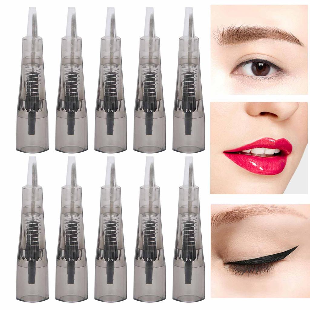 Cartridge Needle Lip Eyebrow Tattoo Needle Disposable Microblading Tattoo Supplies5F