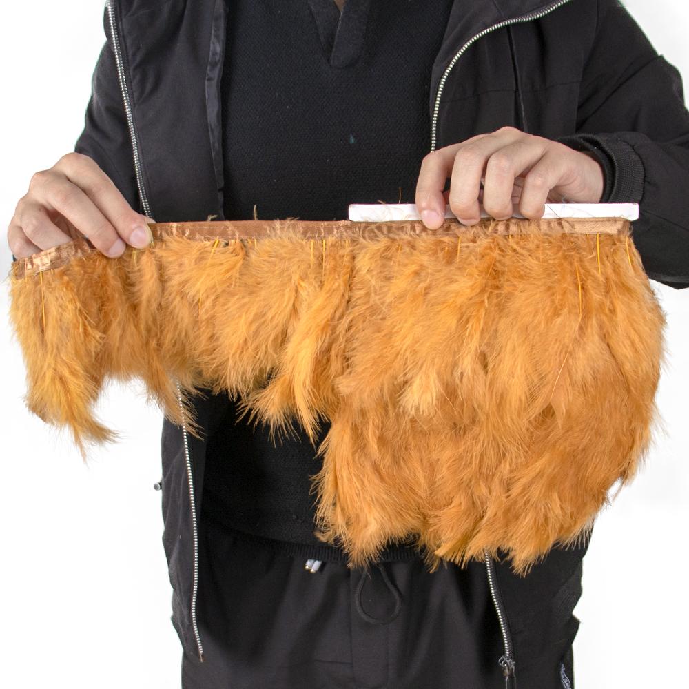 1M Fluffy Turkey Marabou Feathers Ribbon Trim 10-15cm for Wedding Party Clothing Dress Decoration Accessories Sewing Plumes