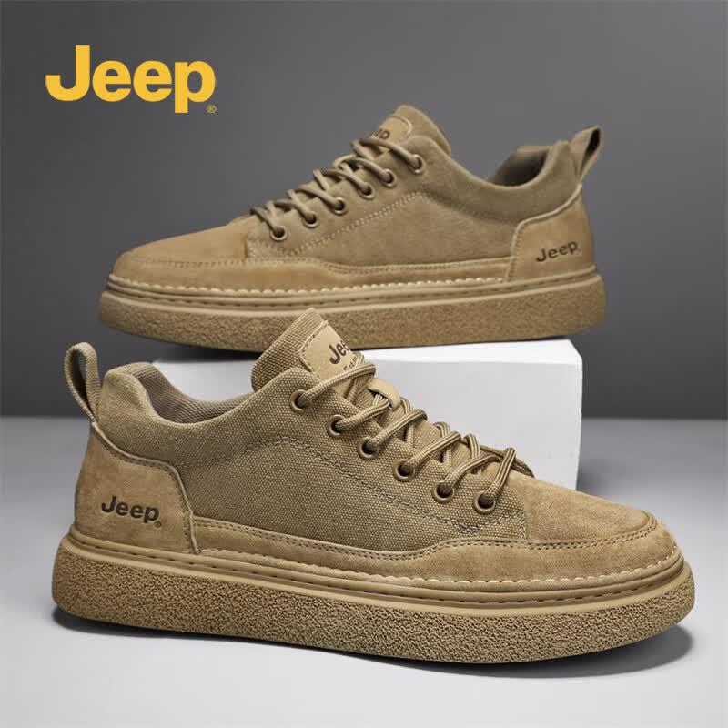 Jeep Men s Casual Outdoor Board Shoes 42 хаки ткани