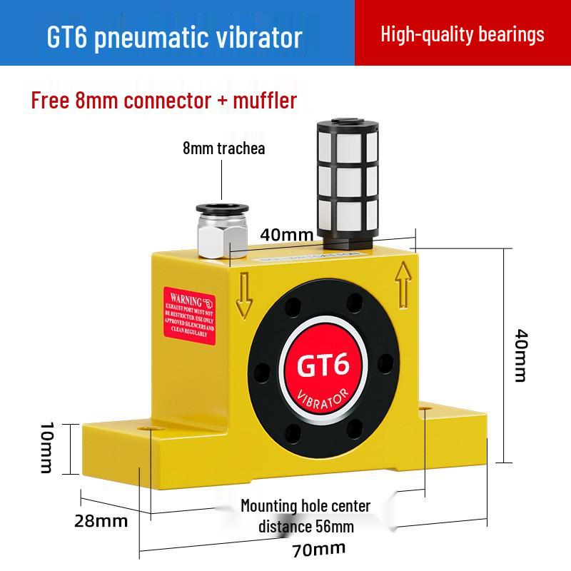 Pneumatic Oscillator GT Series: GT-08/10/13/16/25/32/48 Air Turbine Vibrator Hammer K.