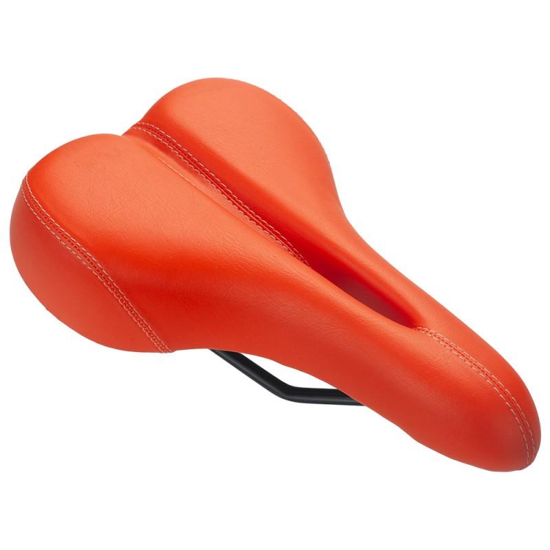 Comfortable Hollow Bicycle Saddle With Memory Foam Padding PU Leather Cover Non-Slip Waterproof Seat Mountain Road Bikes