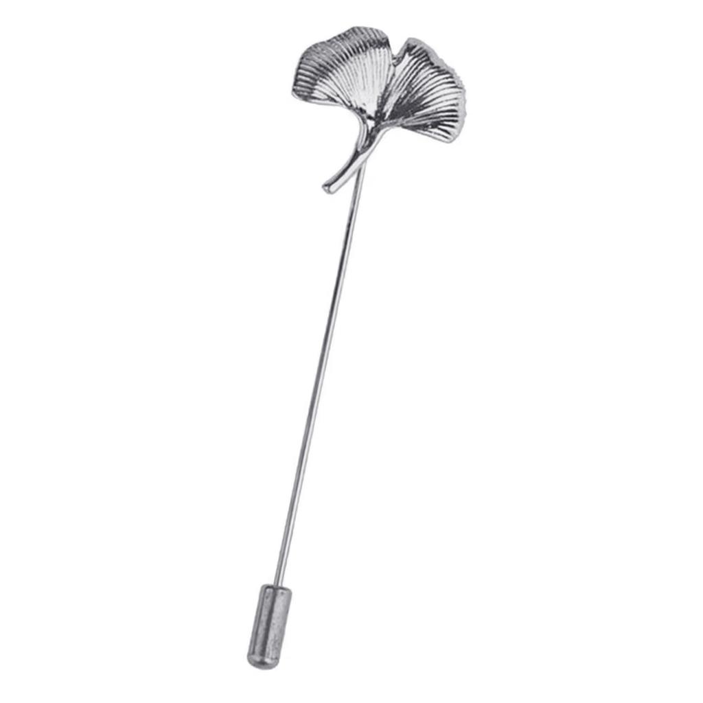 Modische Raffinierte Ginkgoblatt-Reversnadel mit Tropföl-Designs Kontrast-Accessoire für Partyzubehör Kostüme