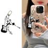 Fashionable Guitar Keychain Trendy Music Guitar Key Ornament for Girls and Women Add Charm to Everyday Accessories