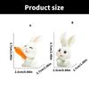 10Pcs Rabbit Garden Accessories DIY Landscape Ornaments for Easters Bunnies Decors Potted Plant Terrariums Miniatures