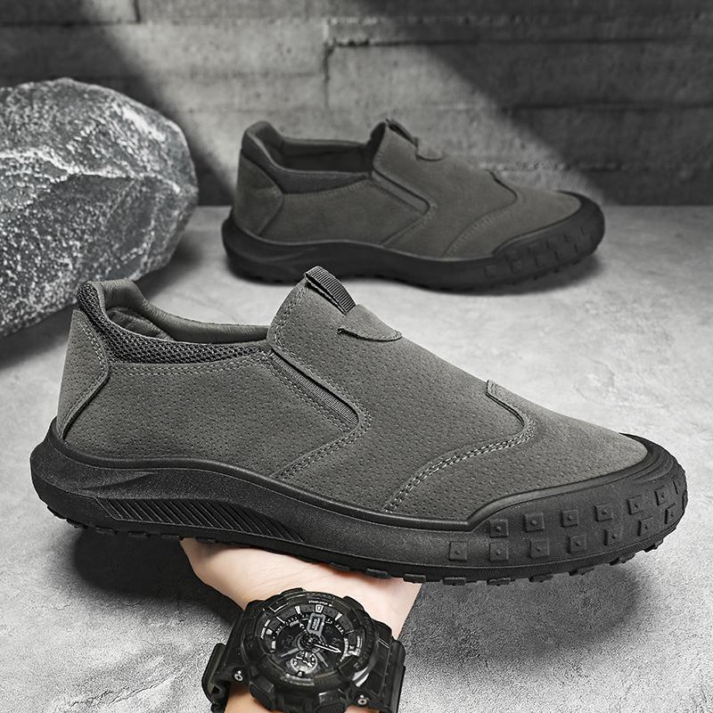 Handmade Leather Men Loafers Autumn Breathable Men Casual Shoes Luxury Designer Slip on Male Driving Shoes Comfortable Sneakers