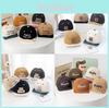 Cute Bear Kids Baseball Cap With Sunshade For Spring Autumn Playtime
