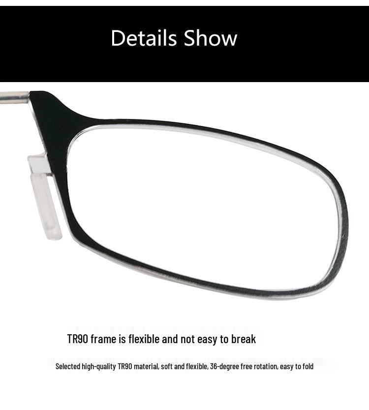 Clip-On Frameless Reading Glasses for Men: Personalized, Fashionable, and Mobile-Friendly.