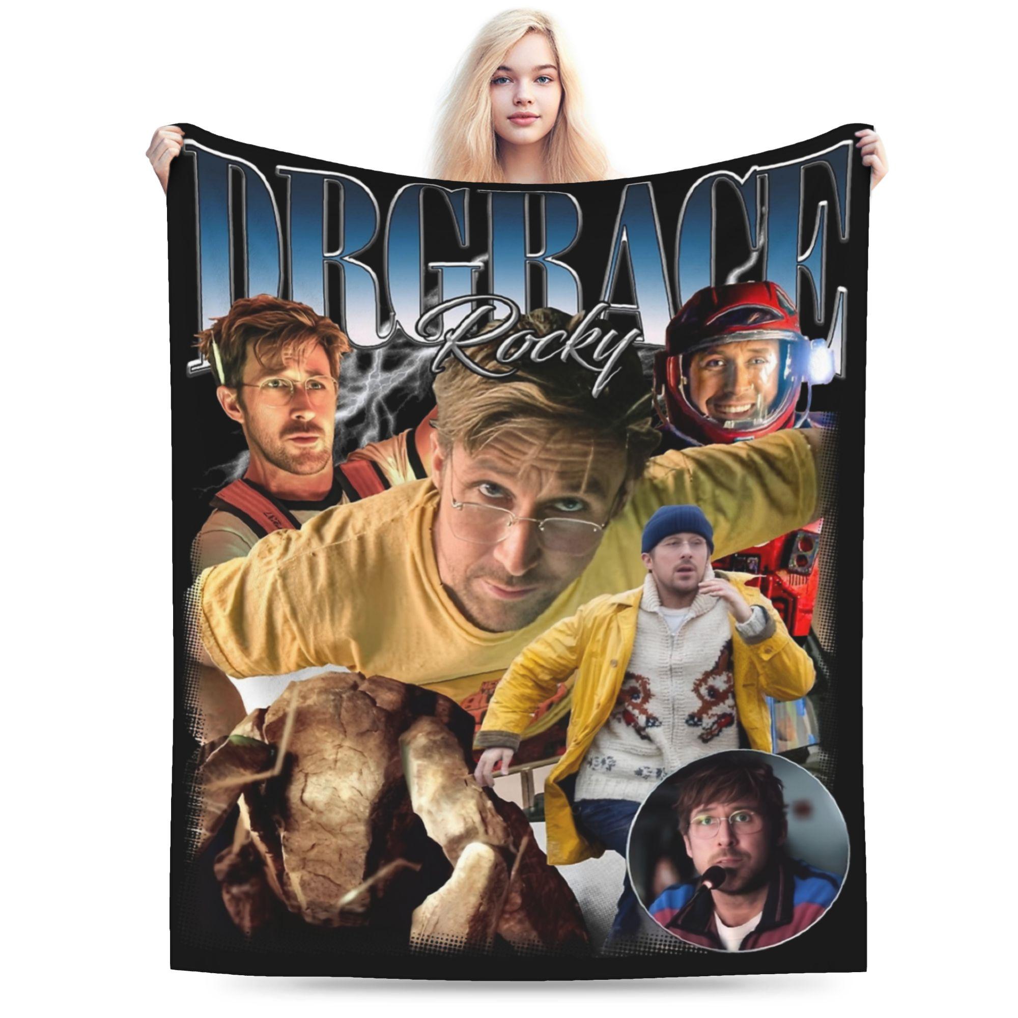 Ryland Grace Project Hail Mary Blankets Flannel Decoration Ryan Gosling Thin Throw Blankets for Home Office Bedspread 75X95CM