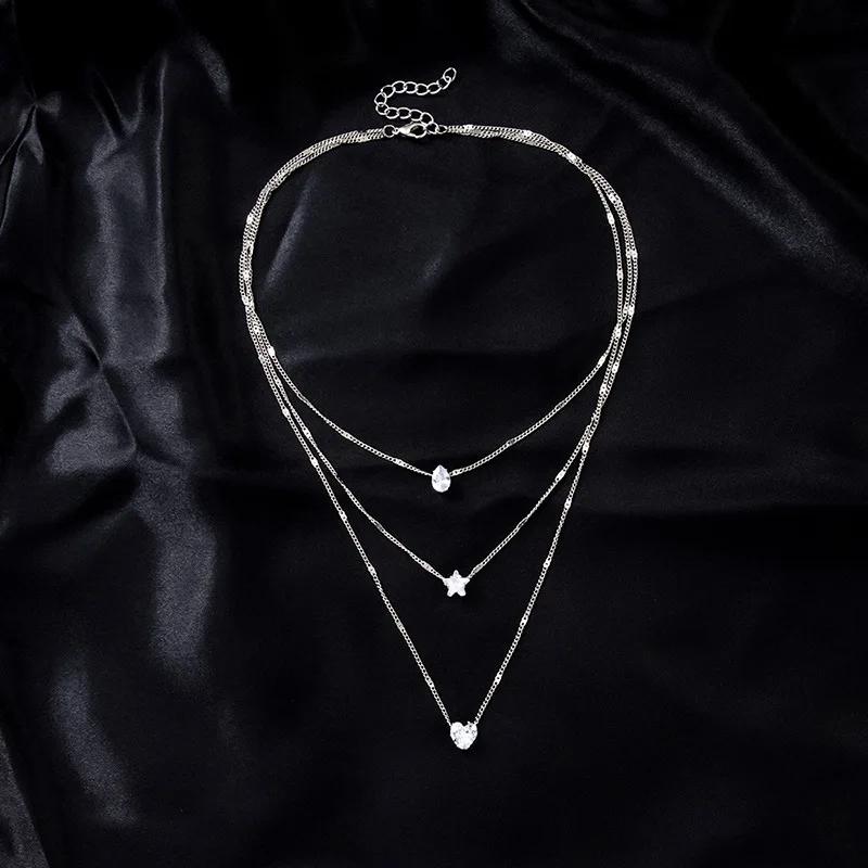 Trendy Imitation Pearls Necklace For Women Gold &  Color Adjustable Chain Choker Girls Simple Party Jewelry Accessories