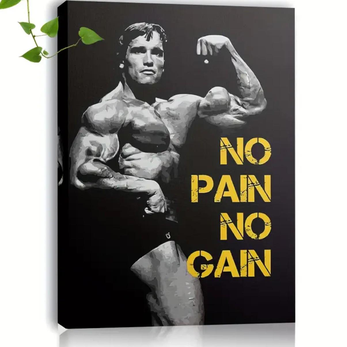 Muscle Man Gym Motivational Wall Poster 20x30
