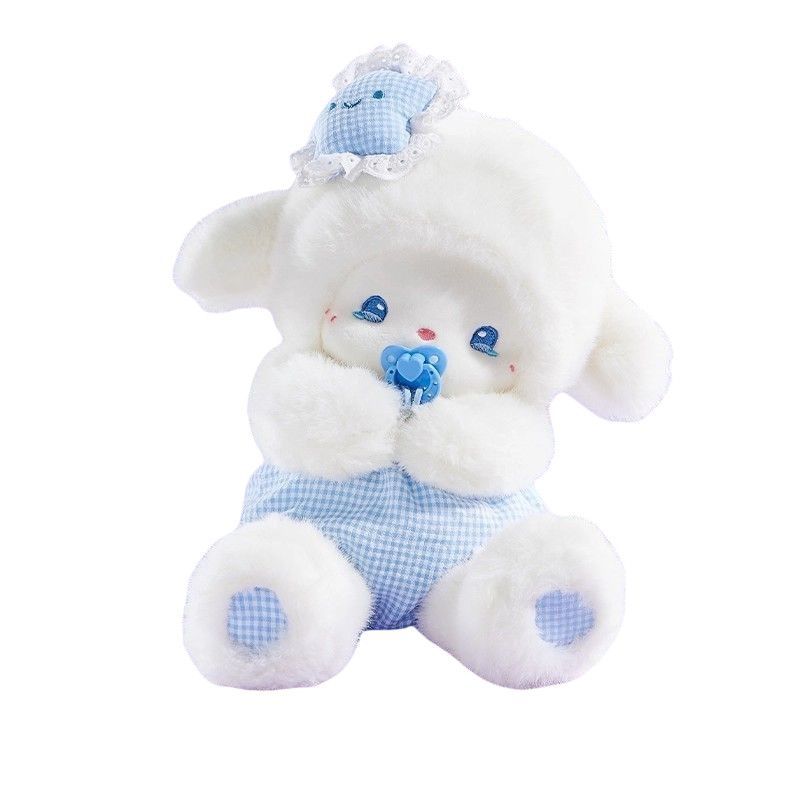Milk Dozing Lamb Doll Pacifier Sheep Doll Running Paradise Series Plush Toy Soothing Sleeping Doll