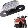Anki HappiGo 12V 16 LED Universal Motorcycle Integrated Brake Tail Running Light Turn Signla License Plate Lamp (Clear Cover)