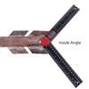 200mm 2 In 1 Digital Angle Ruler Instrument Inclinometer Goniometer Protractor
