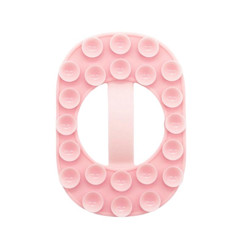 Double Side Silicone Pad For Mobile Phone Fixture Suction Cup Backed Adhesive Silicone Rubber Sucker Pad For Fixed Pad