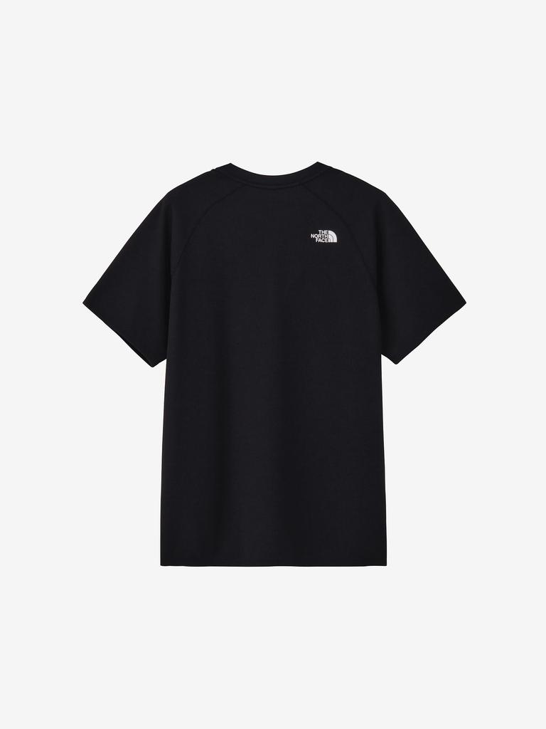 North Cut and Sew Waffle Light Crew Black L [The Face] S/S