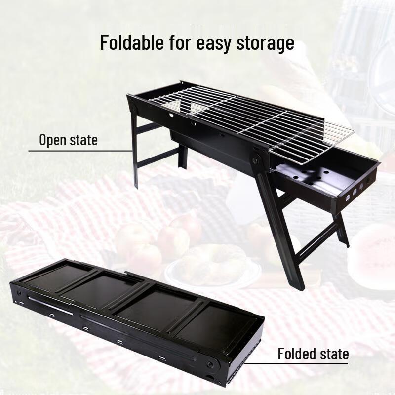 UOSU tragbarer Holzkohle-Grill