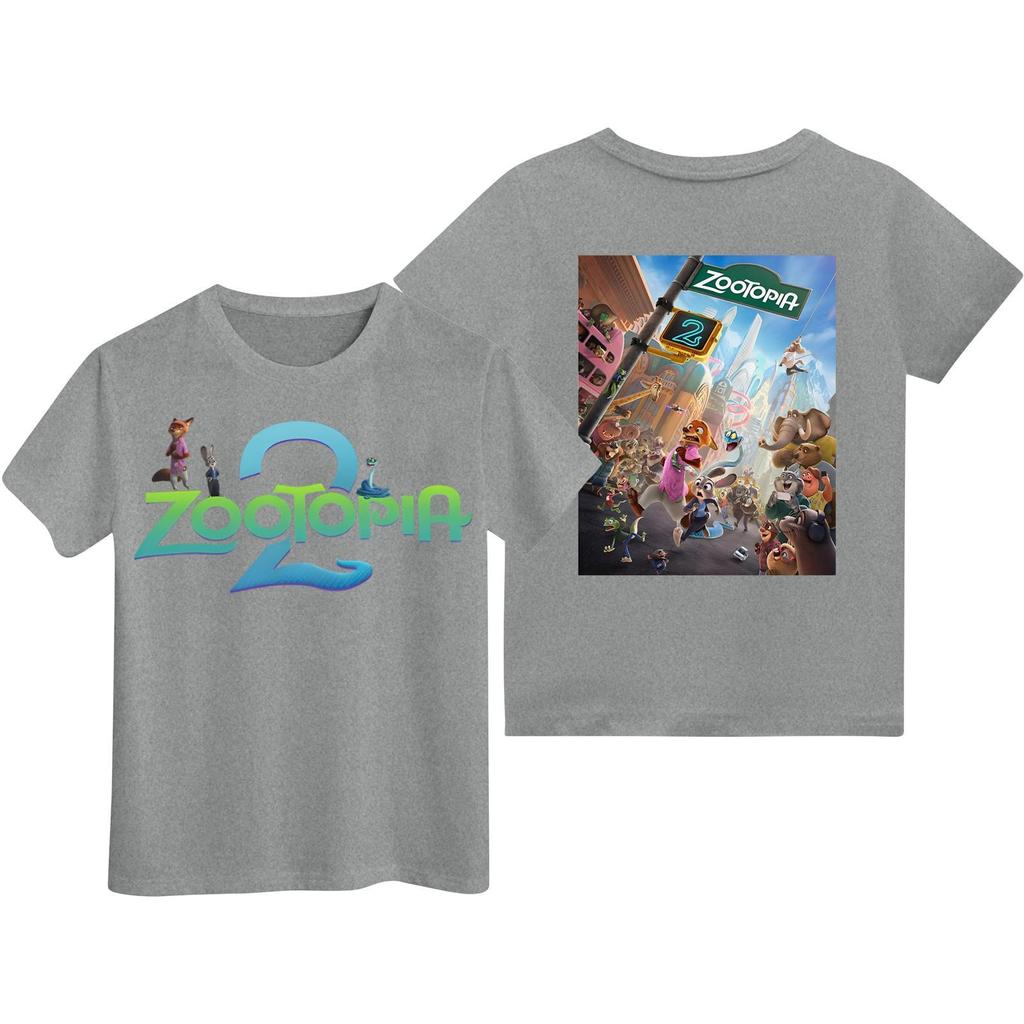 Children's Casual Fashion Cartoon Print Short-sleeved T-shirt Top