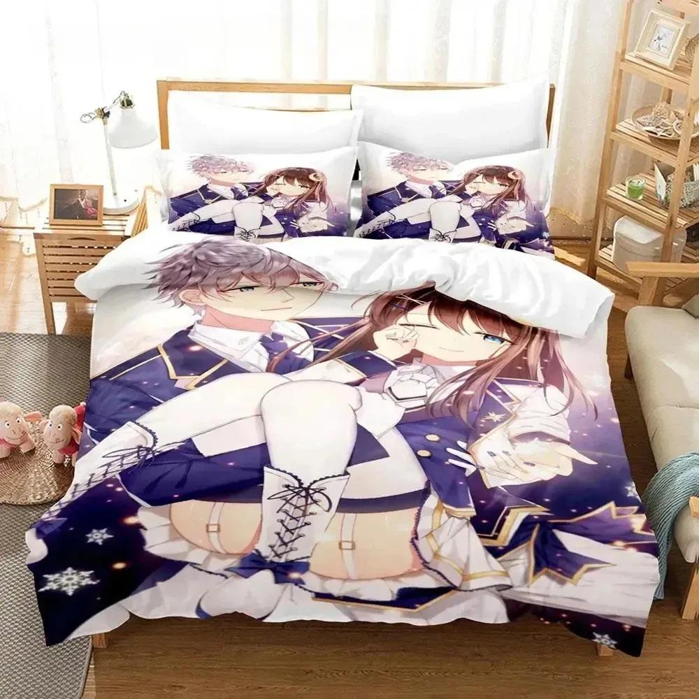 Ensemble Stars Bedding Set For Bedroom Soft Modern Bedspreads Comefortable Kids Duvet Cover Quilt Cover And Pillowcase