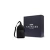 Coach 20 Zipper Adjustable Shoulder Strap Pebble Leather Crossbody Waist Bag Small Men bags Black CY206-QBBK
