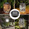 Solar Lights Pack of 2: 8 cm Replacement, Warm White LED, 800 mAh Battery Box, Lantern Lid for Hanging Lamps