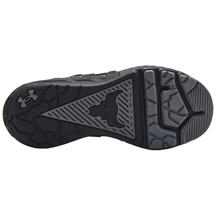 Under Armour Womens Project Rock 4 'Black Pitch Grey' (women's sizes) Black / Pitch Grey Training Shoes 3023696 002
