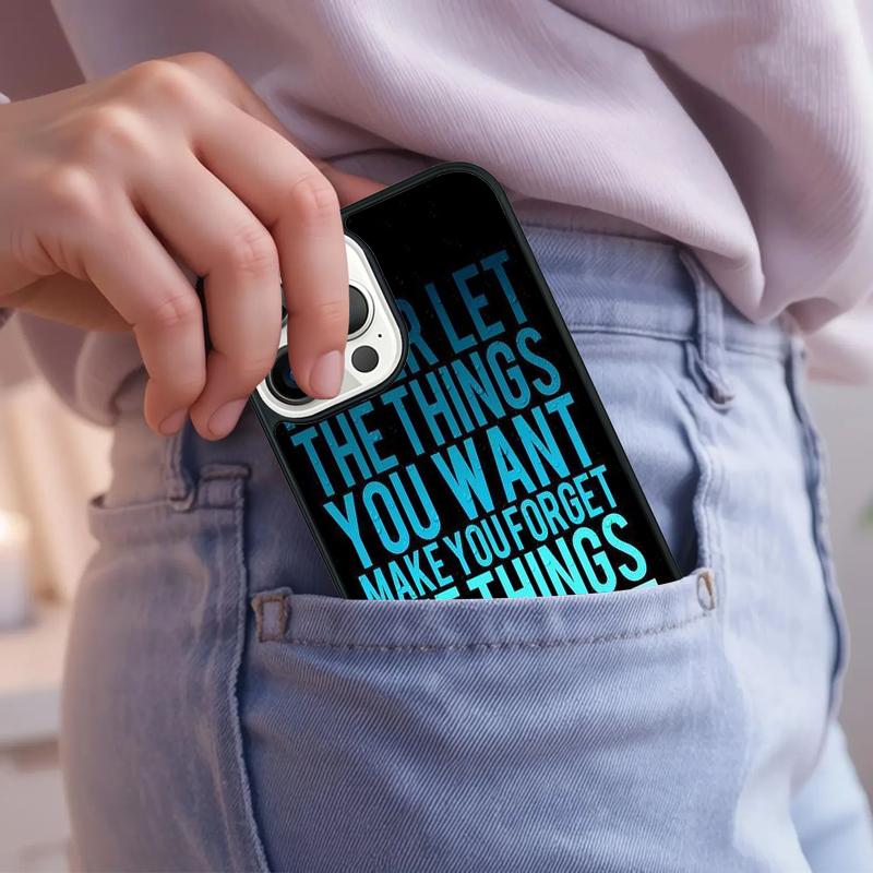 Never Forget To Make A Life Phone Case For iPhone 17 Air 15 16e 14 13 Pro Max Coque 12 11 Pro Max PLUS cover