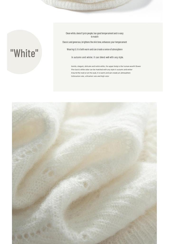100% reines Kaschmir Verdickter Zopfmuster Halswärmer - Warmer Winter Unisex Schal