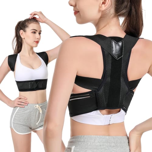 

Bodykoo Posture Supporter (Supervised by a Judo Therapist) Posture Belt, Back Support, Easy to Put On and Take Off, Unisex, Breathable, Stretchy, for