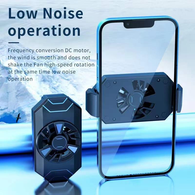 Mini Game Mobile Phone Cooler Cooling Fan Radiator for PUBG Gaming Controller Universal Cool Heat Sink for IPhone Samsung Xiaomi