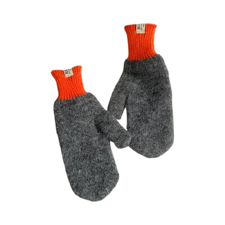 Lovely Knitted Mitten Soft Plush Gloves Students Wrist Cuffs Detail for Children and Women Winter Photo Props