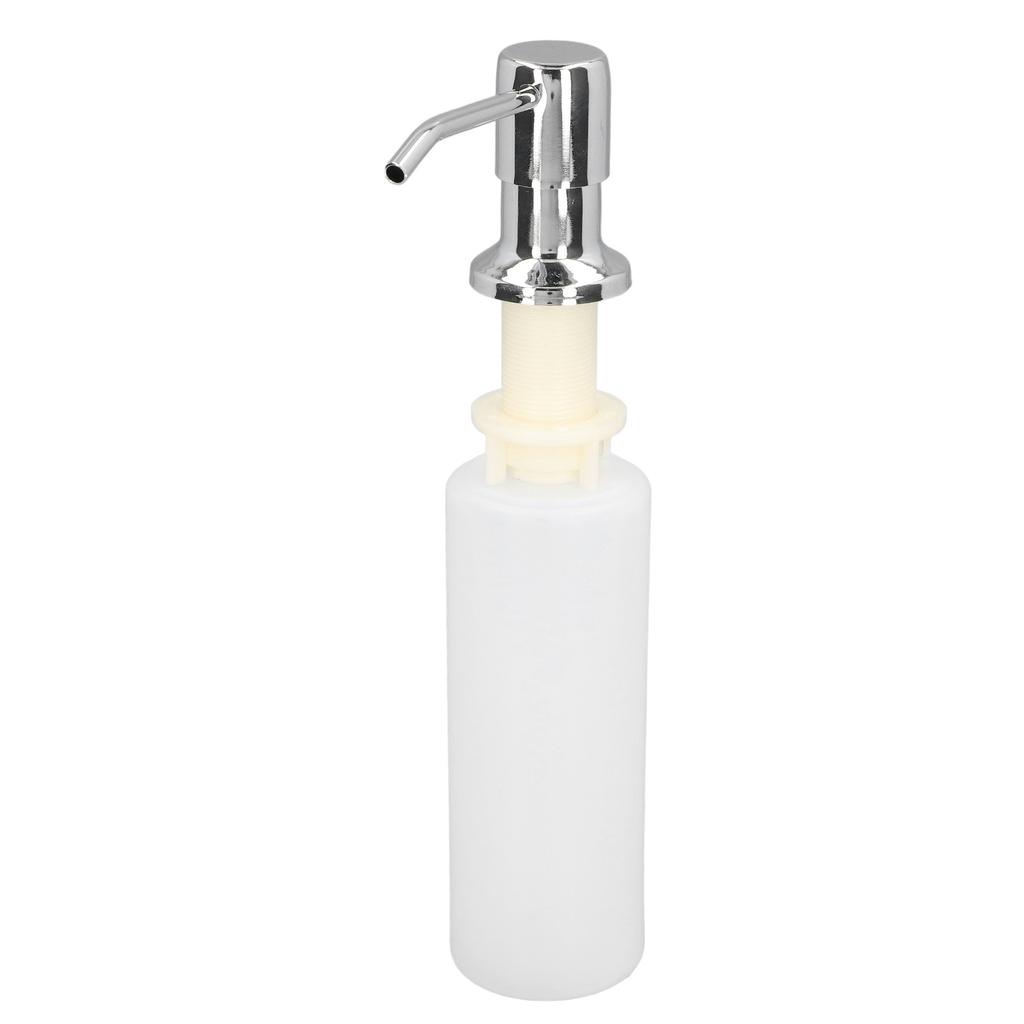 300ml Sink Soap Dispenser Lotion Pump Dispenser 304 Stainless Steel Lotion Dispenser for Kitchen