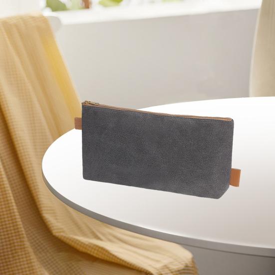 Geantă de depozitare a sculelor Pânză ceară udă rezistentă, portabilă, multifuncțională, cu fund plat, instrumente, gadgeturi, pungă organizatoare, consumabile pentru exterior