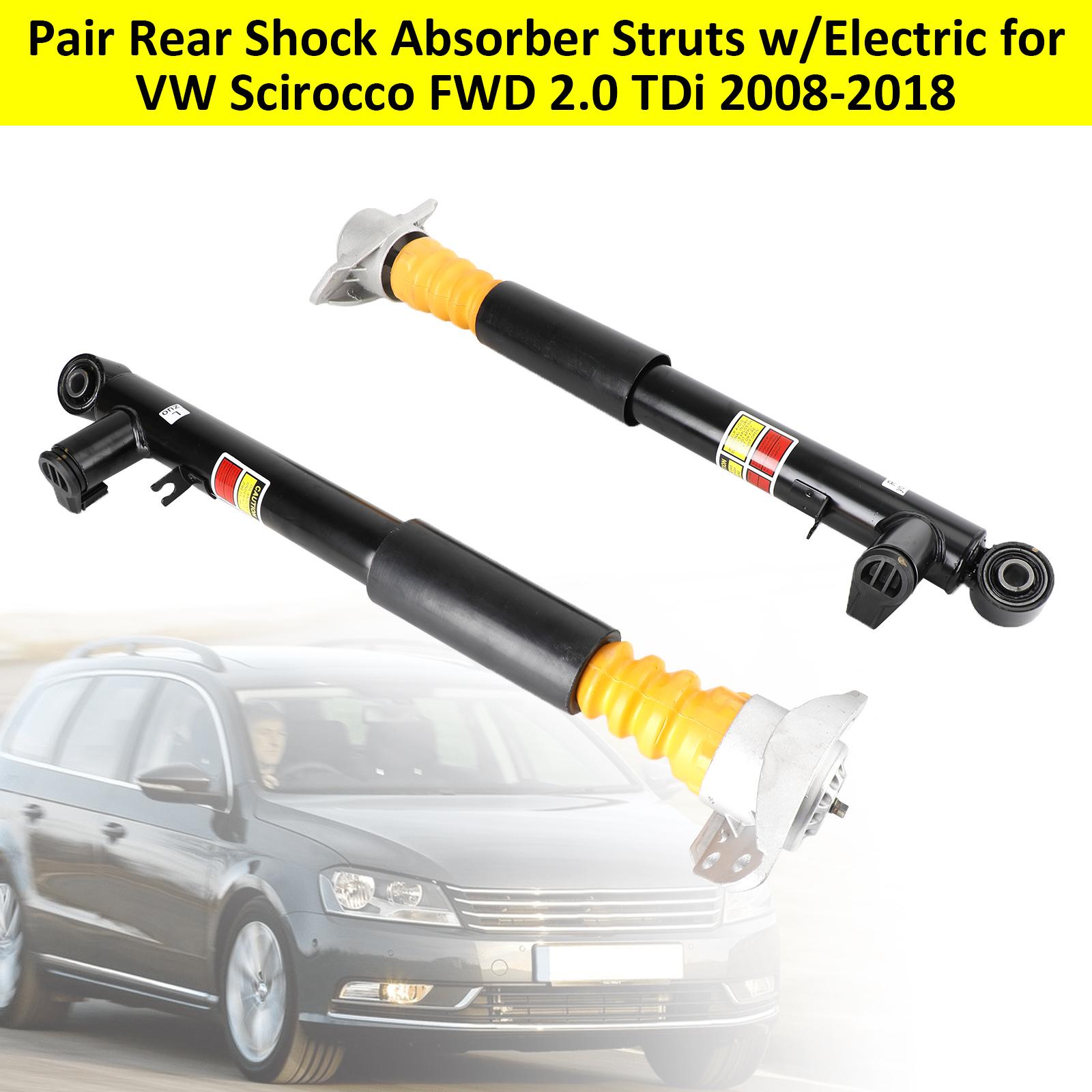Pair Rear Shock Absorber Struts w/Electric