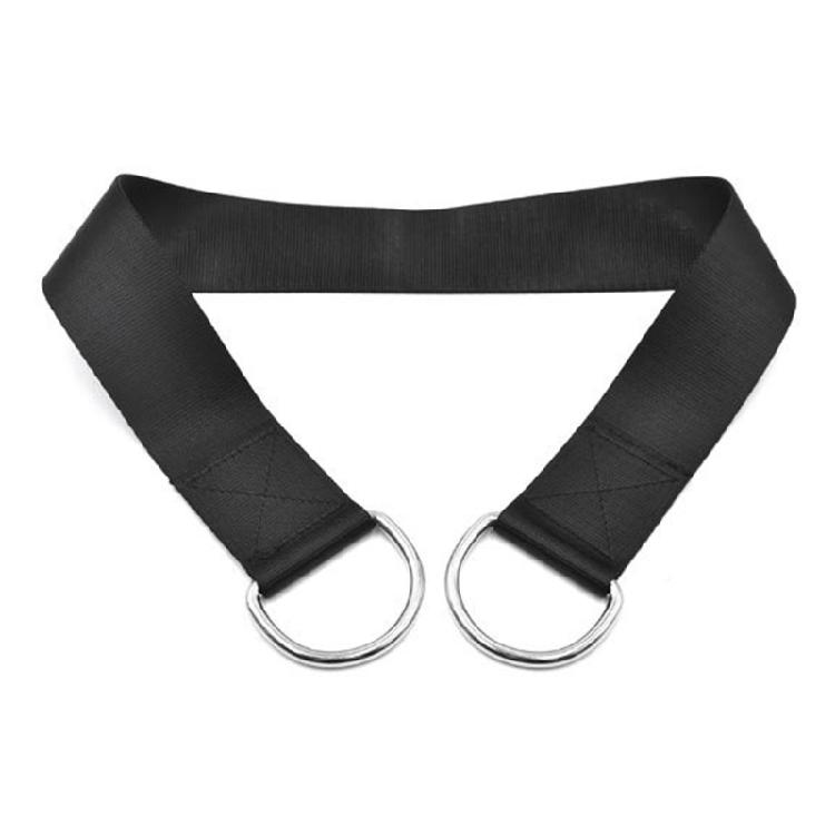 Dumbbell Barbell Rope Handle Strap Rope 150lbs Bearings Load Hanging T-bar Strap