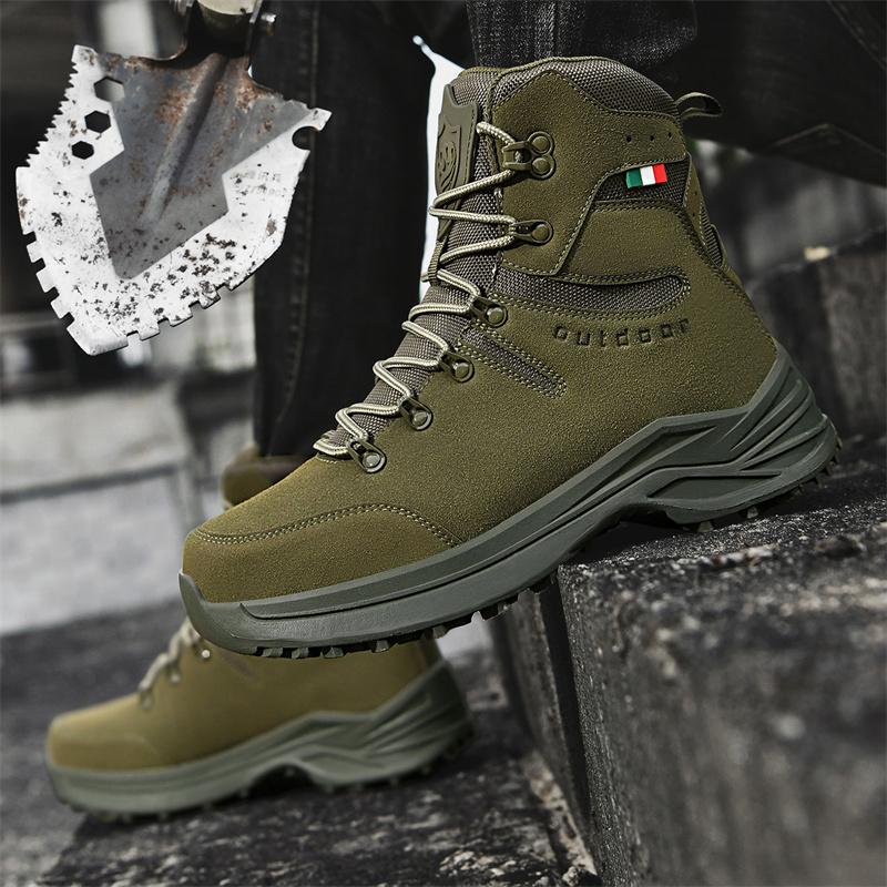 Men Tactical Boot Brand Military Original Hunting Hiking Shoes Unisex Training Lace Up High-Top Boots Desert Army Climbing Shoes
